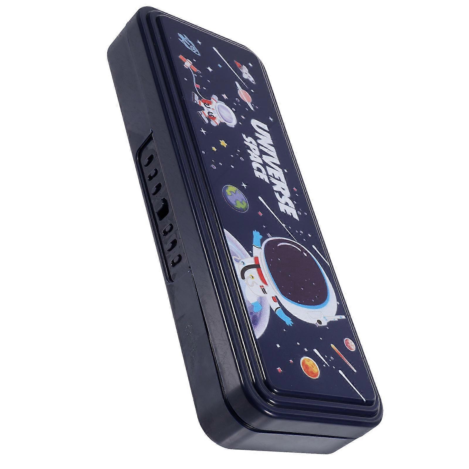 Large Capacity Cartoon Pencil Container for Student Use 5Pcs Pack