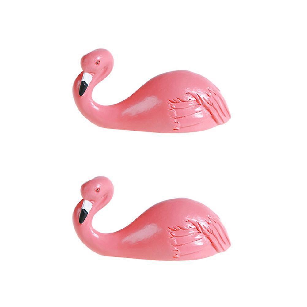 Traceless Resin Wall Hooks for Holding Towels 6Pcs Pink Cartoon Flamingo Hooks