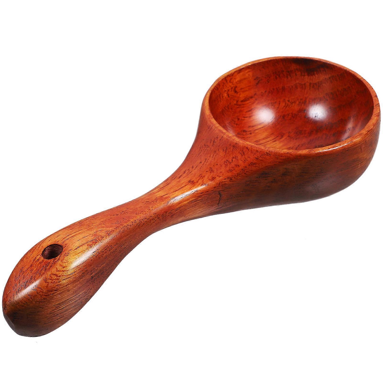 Wooden Water Ladle Multi-Function Household Scoop for Kitchen Use 4Pcs