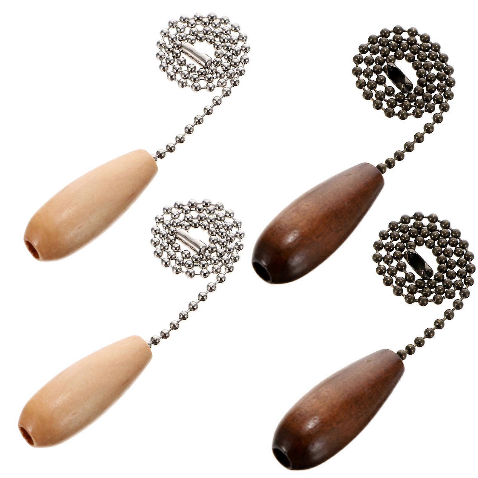 Chain Extension Light Pull Bronze Color Iron Material Bathroom Bedroom Kitchen Hallway 4Pcs