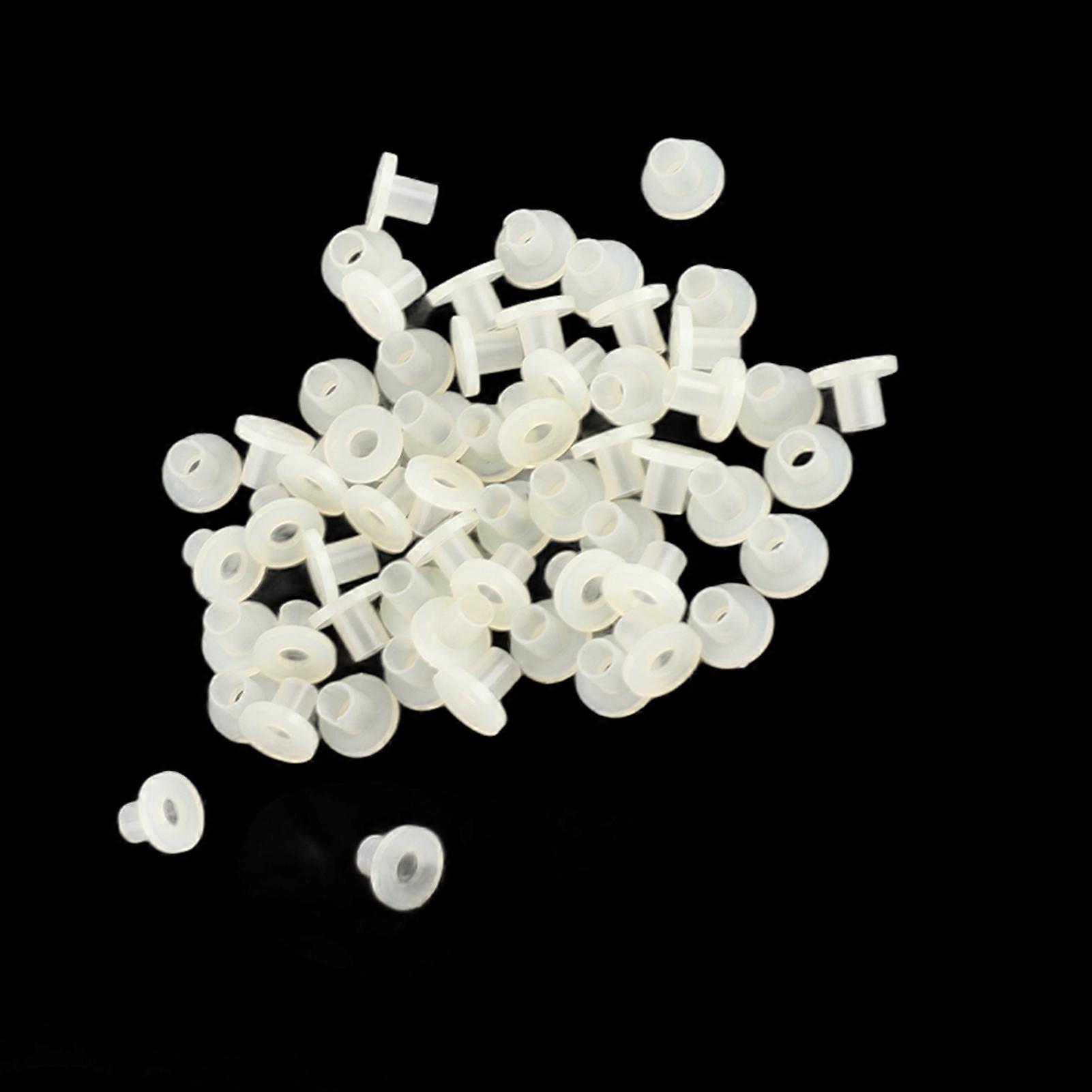 100pcs TW-10 White Plastic Transistor Insulation Washers 4.5g