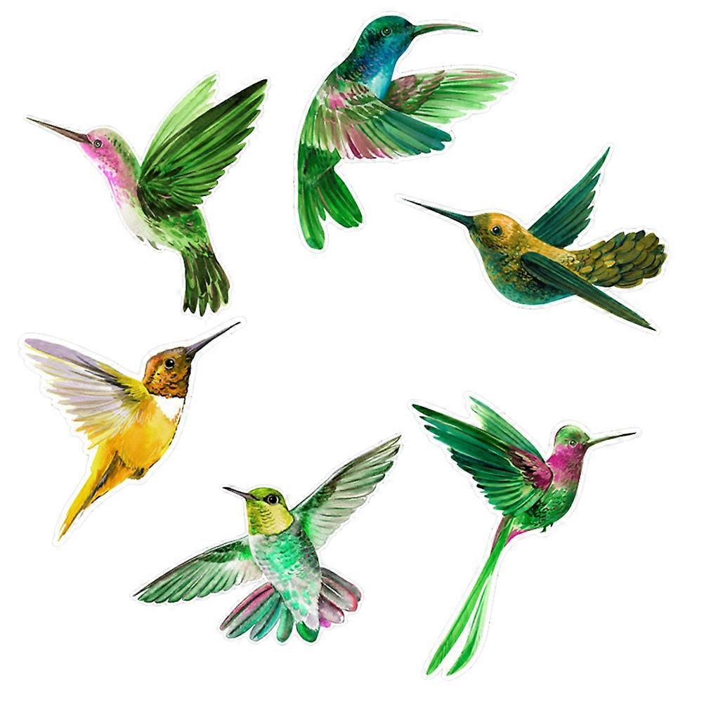 Bird Window Strike Prevention Window Clings Static Cling 6Pcs Set