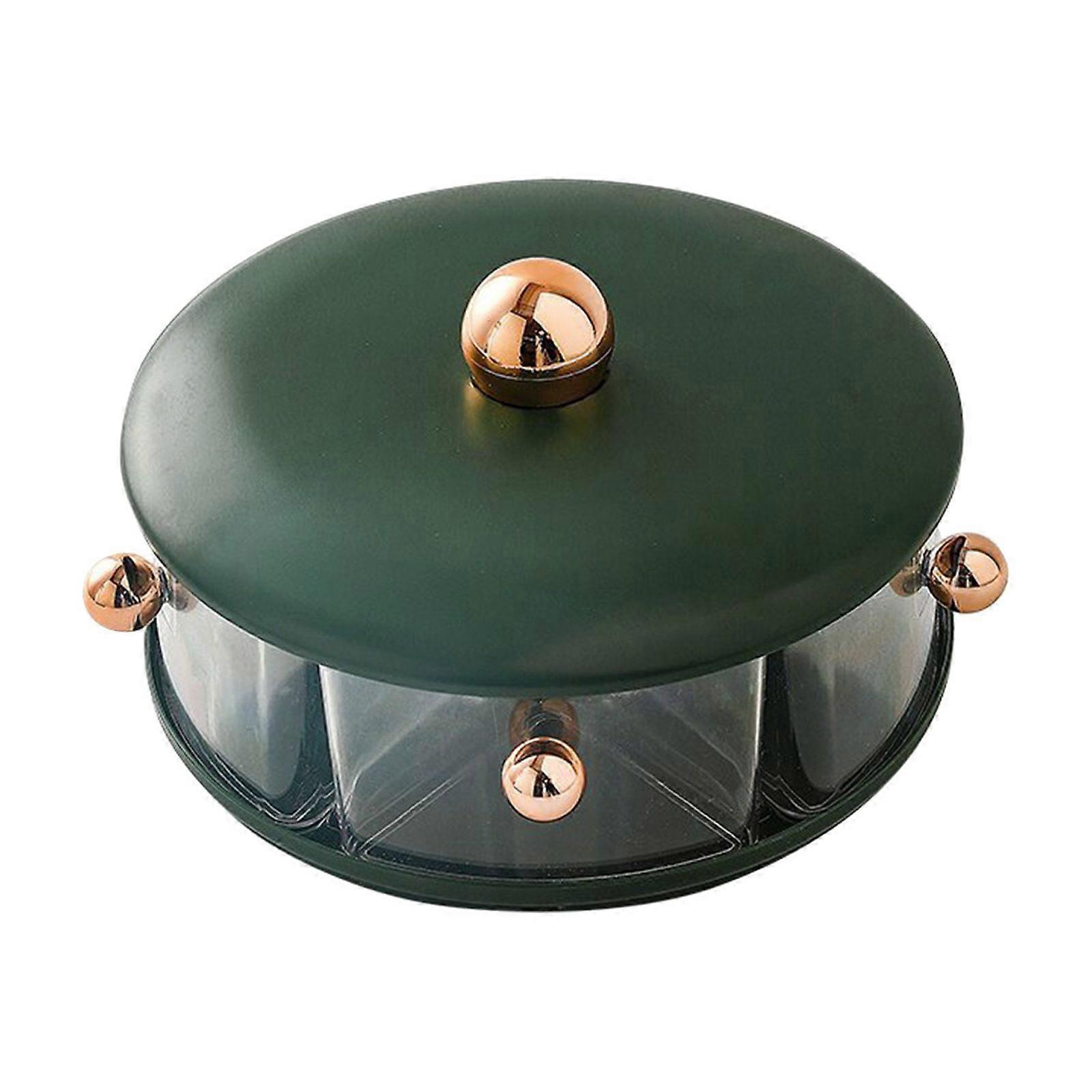 Rotating Combination Box Pet Material Kitchen Box Five Compartment Seasoning Storage Box