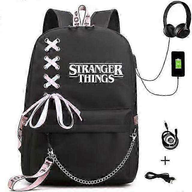 أشياء غريبة USB حقيبة ظهر قابلة لإعادة الشحن سعة كبيرة حقيبة مدرسية للطلاب حقيبة سفر