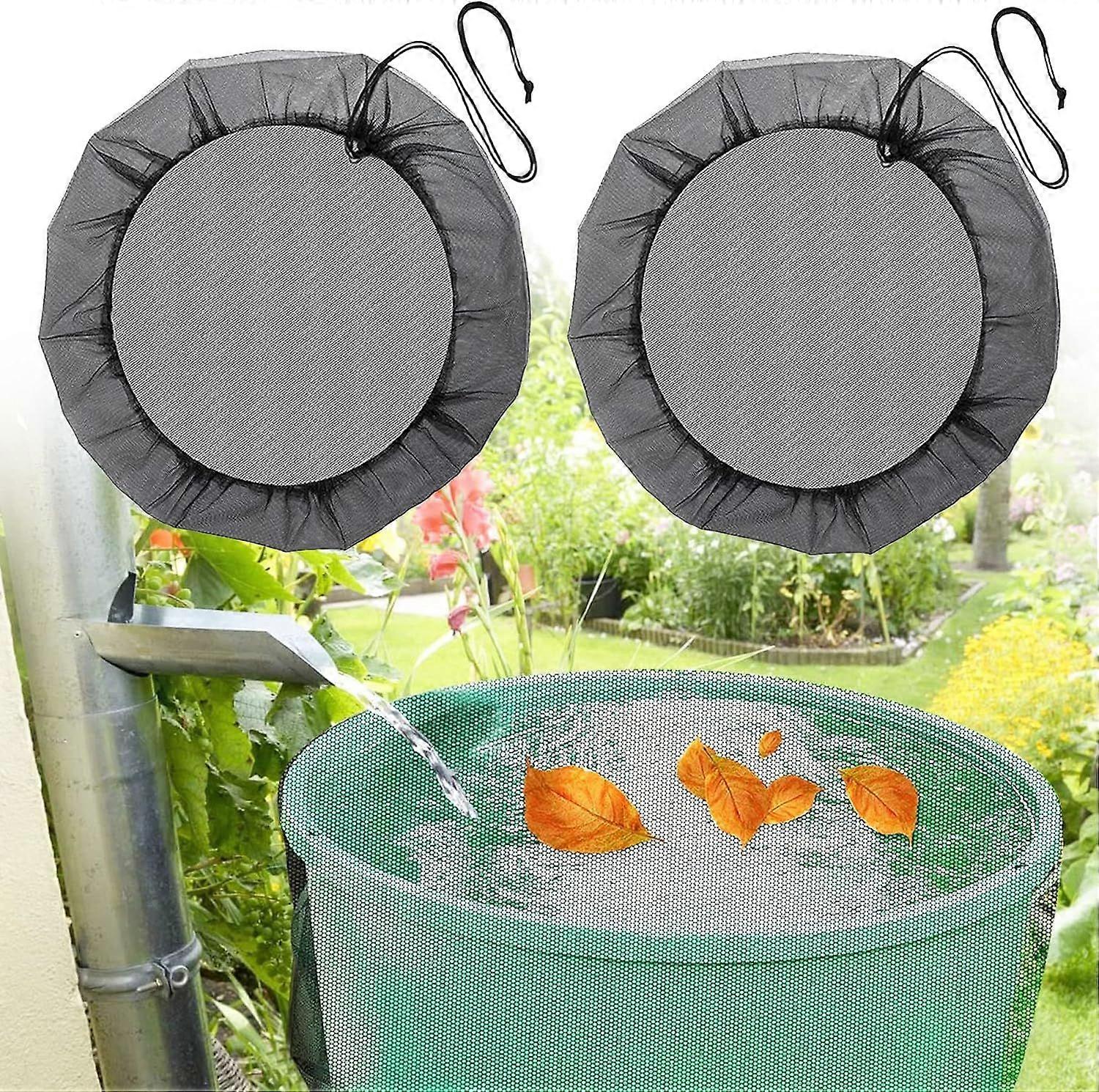 Pcs Rain Barrel Net,  95 cm Rain Barrel Cover with Drawstring, Adjustable