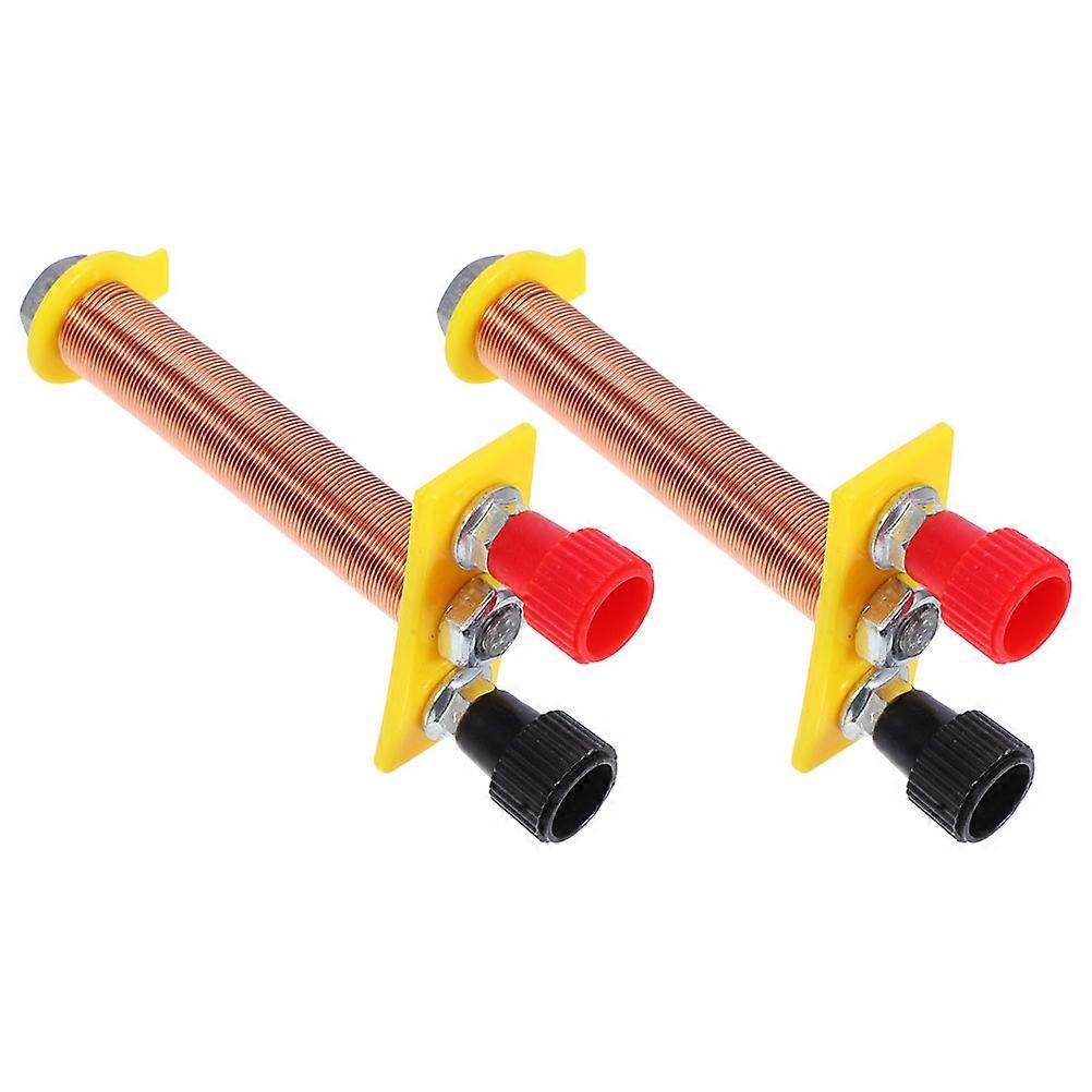 Electromagnetic Solenoid Coil for Educational Physics Experiment 2Pcs Teaching Tool