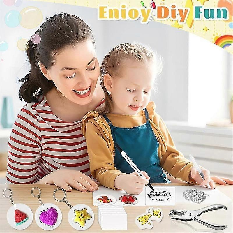 Foam Texture Painting Paper, Magic Foam Texture Painting Kit with Keychains 3 Water Brush Pens,Textu