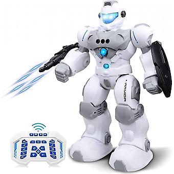 Veeki RC Robot for Kids Intelligent Programmable Robot Dancing, Singing,Blue Eyes,Gesture Sensing /Remote Control Robot Kit,Present for 3 -12 Years Ol