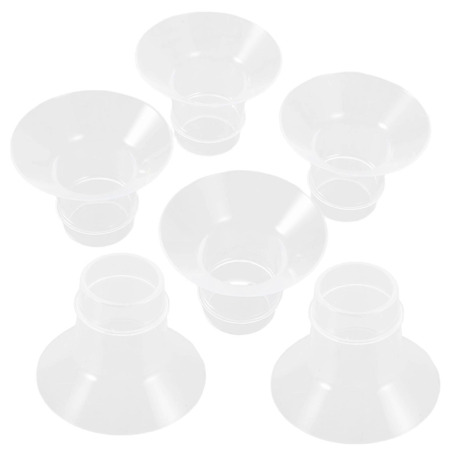 Breast Pump Insert Silicone Flange Inserts for 30Pcs Transparent