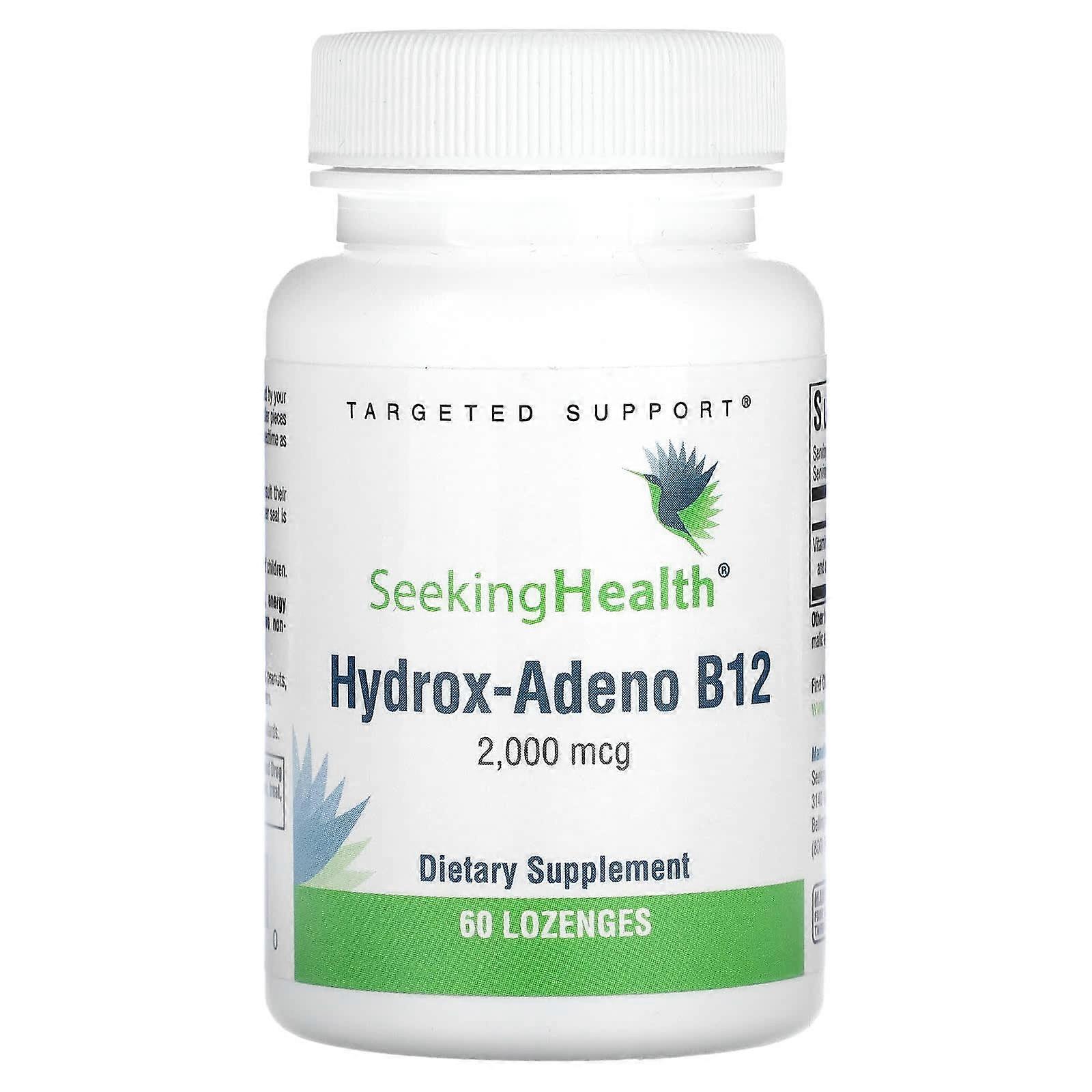 Hydrox-Adeno B12, 2,000 mcg, 60 Lozenges