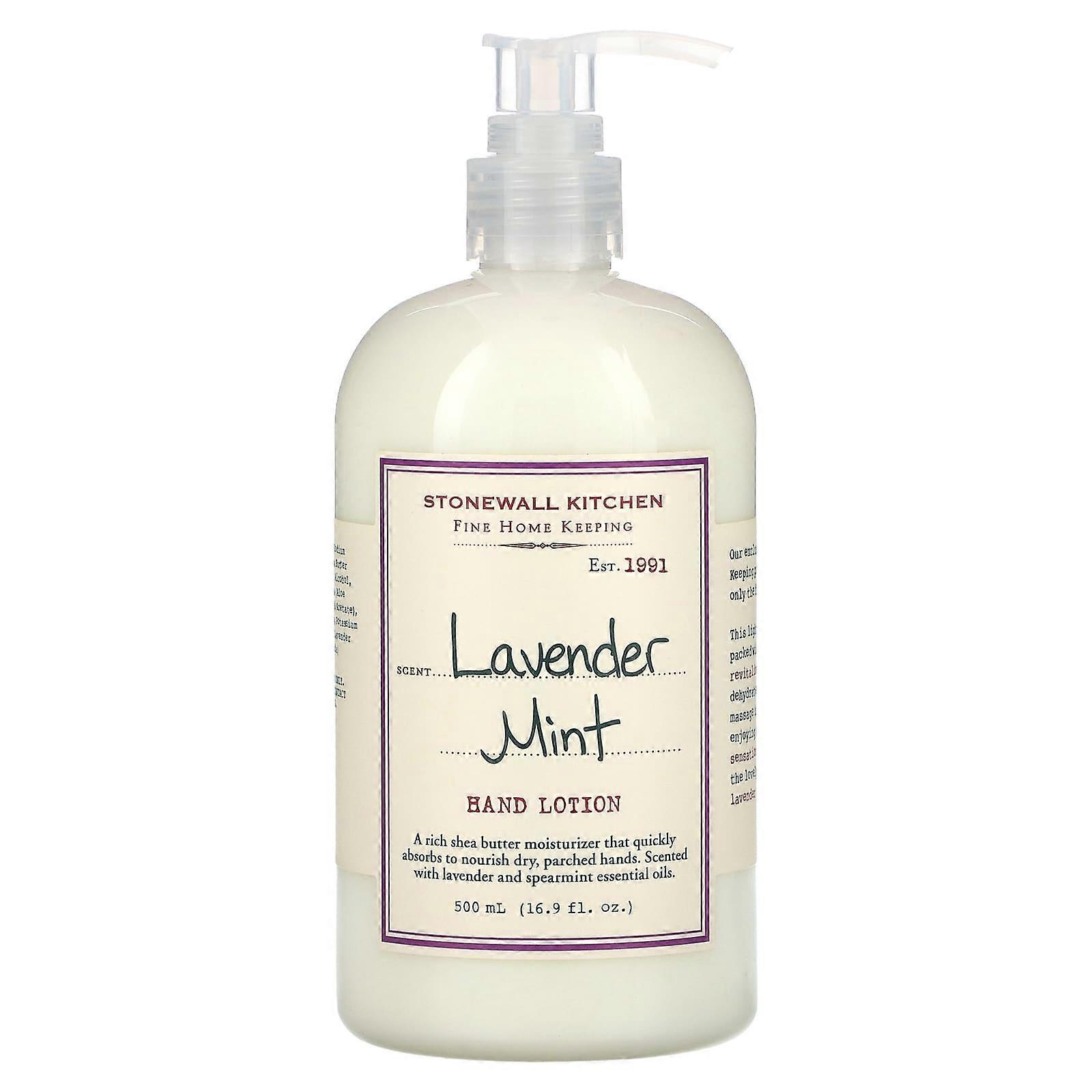Hand Lotion, Lavender Mint, 16.9 fl oz (500 ml)