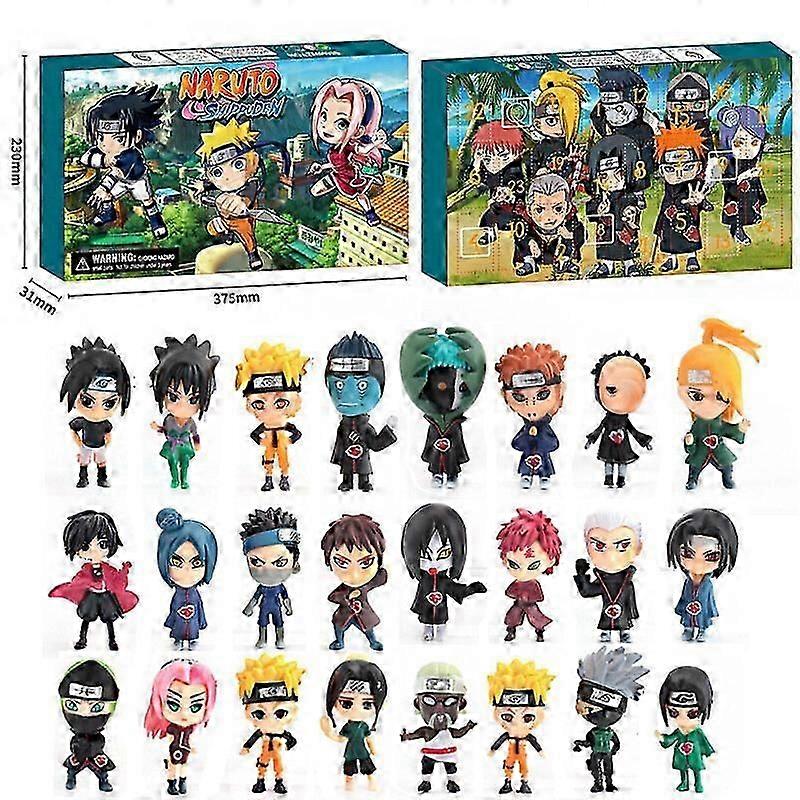 Festival Christmas Advent Calendar Naruto 24-piece Blind Box Set Raffle Pack_1