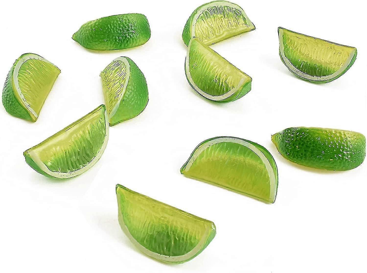 Fake Lemon Block Artificial Fruit Wedge Slice Simulation Lifelike Fake For Home Party