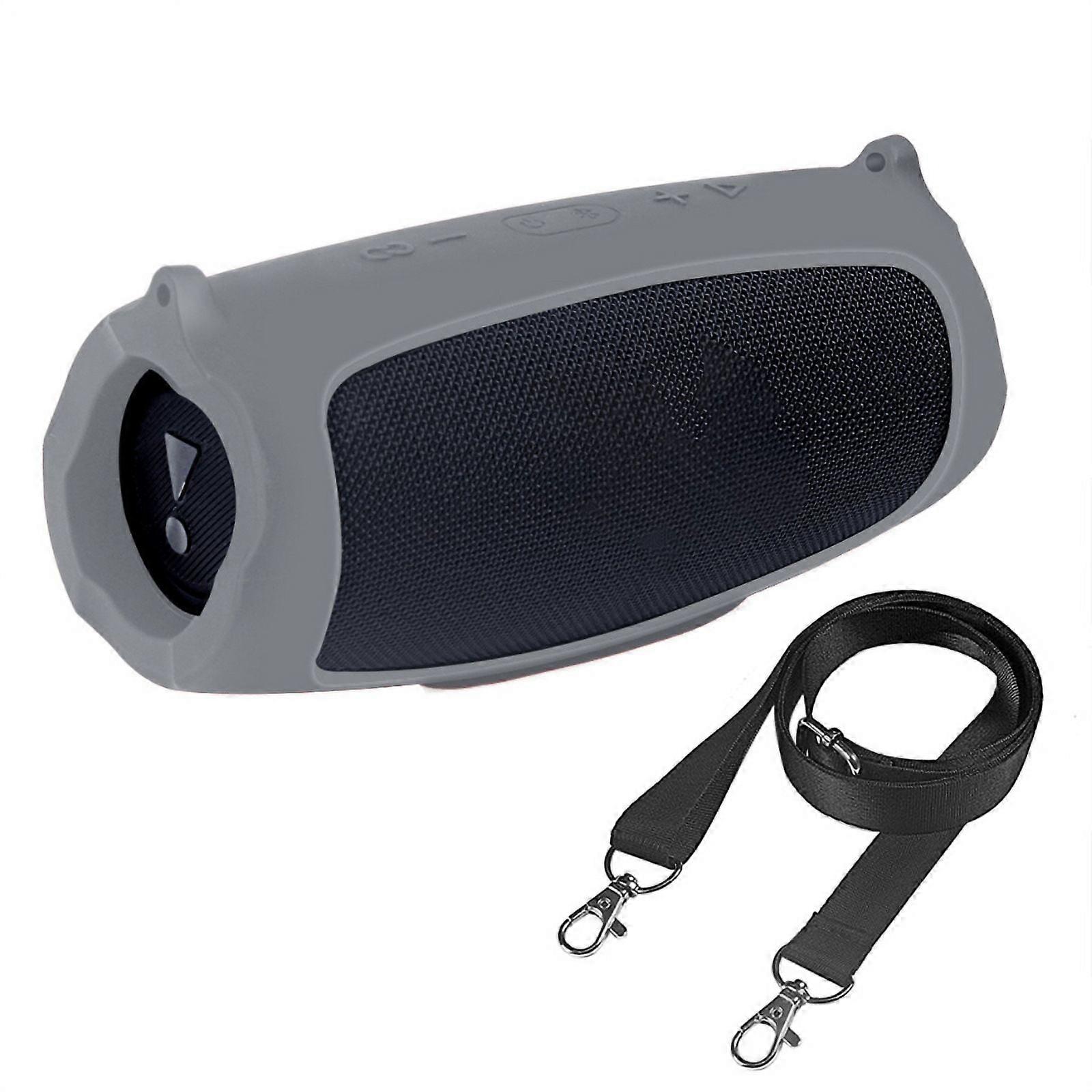 Protective Skin Silicone Case With Strap for -compatible with JBL Charge 5 Bluetooth-compatible Speaker