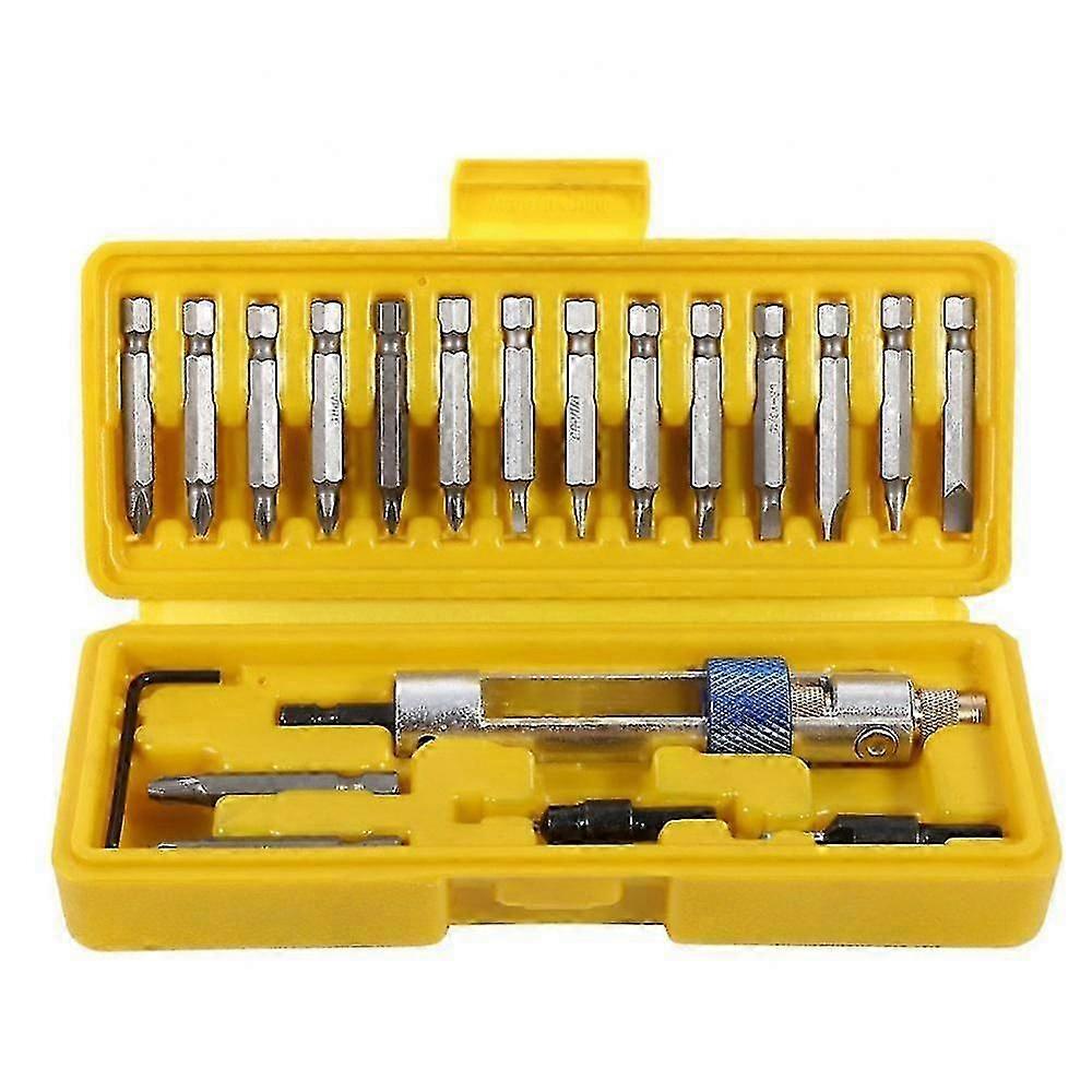 Drill Driver Multi Screwdriver Bit Set with Revolving Head and Various Bits