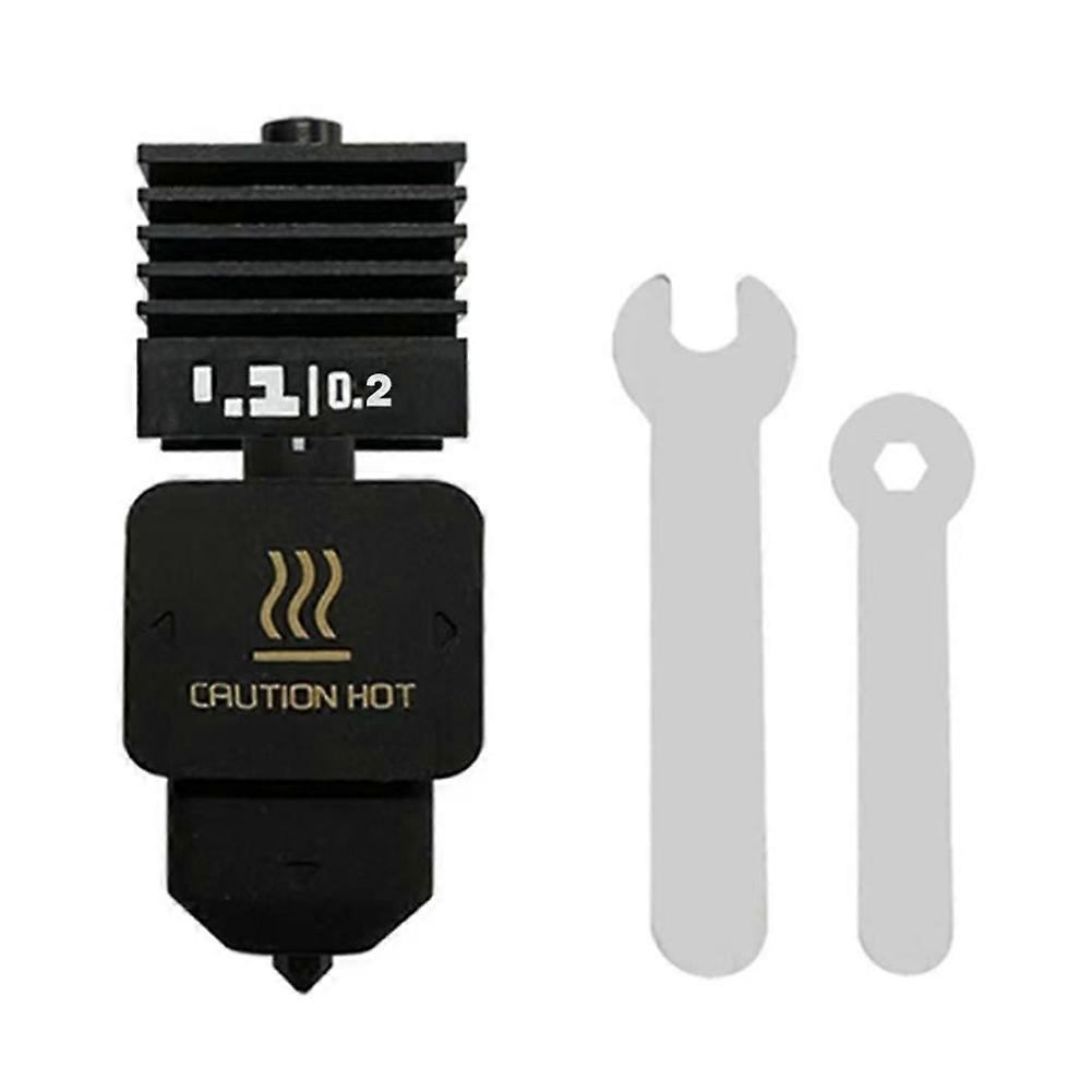 For BambuLab H2D /H2S High Flow Hotend Kit Quick Swap Hot End with 0.2mm Hardened Steel Nozzles