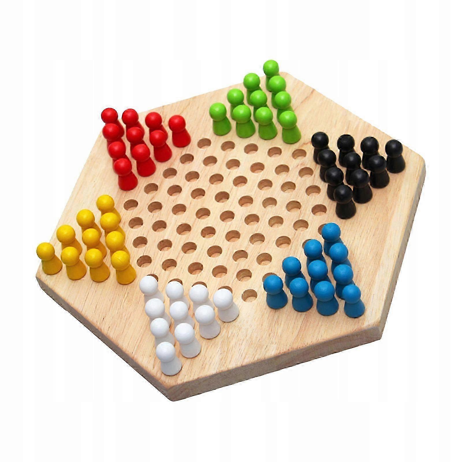 Chinese Checkers Set Portable Collections 6 Color Chesses For Beginner