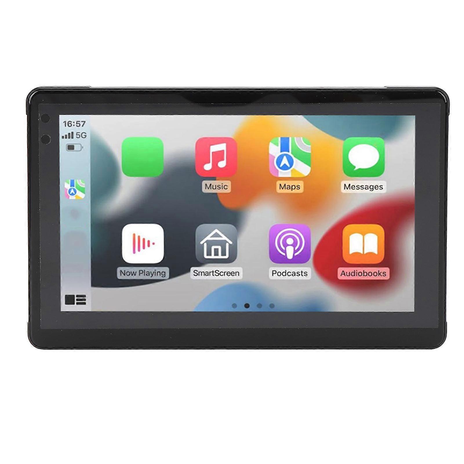 Motorcycle GPS Navigation 7 Inch IPX7 Water Resistant Rotatable Mount Bluetooth Touch Screen GPS Navigation for Carplay for Android Auto 