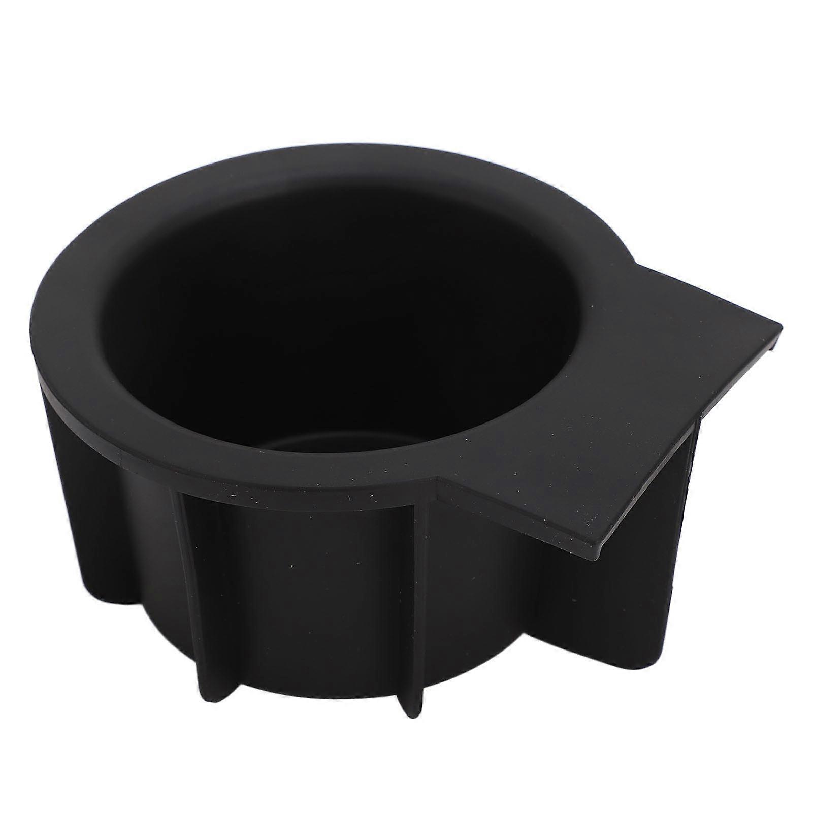 Front Center Console Cup Holder Inserts 96975EA000 Black Anti Slip Stylish High Hardness Replacement for Ford Expedition 