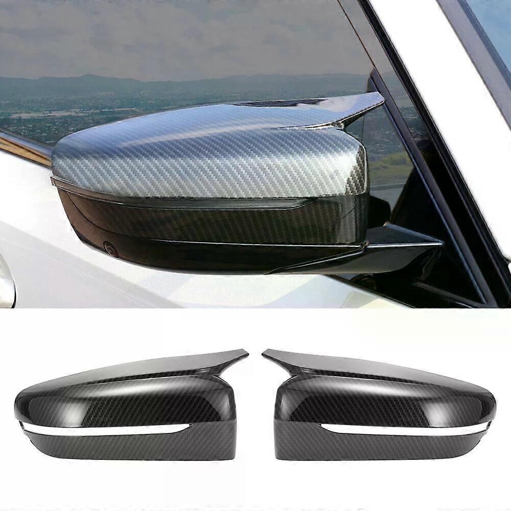 Applicable to For BMW 3 4 5 7 8 Series G20 G21 G28 G11 G12 G14 G15 G16 G30 G31 G38 G22 Rearview Side Mirror Cover Wing Cap Case Trim Carbon