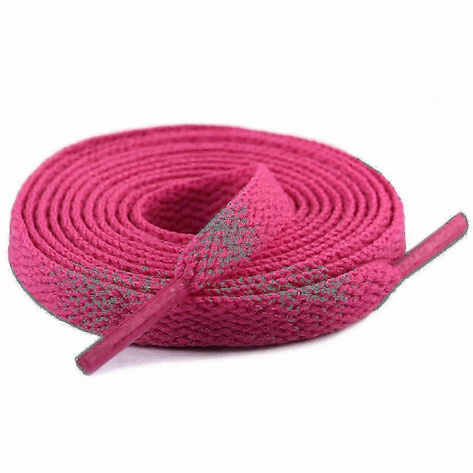 8mm Flat Polyester Shoelaces, 10-Pack, Durable Single-Layer Colorfast Laces for Shoes