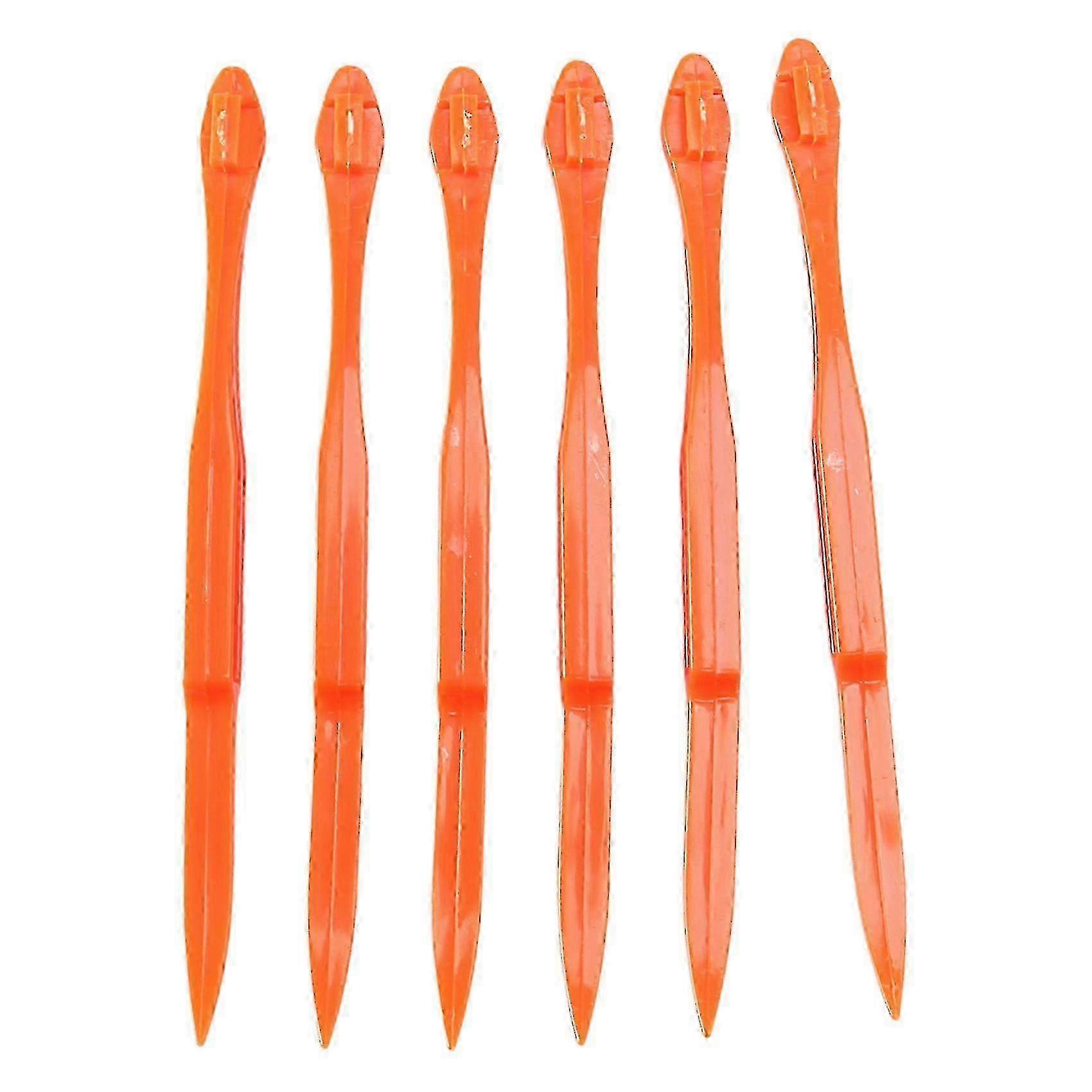 6PCS Easy Orange Peeler in Bright Orange Color Kitchen Tool