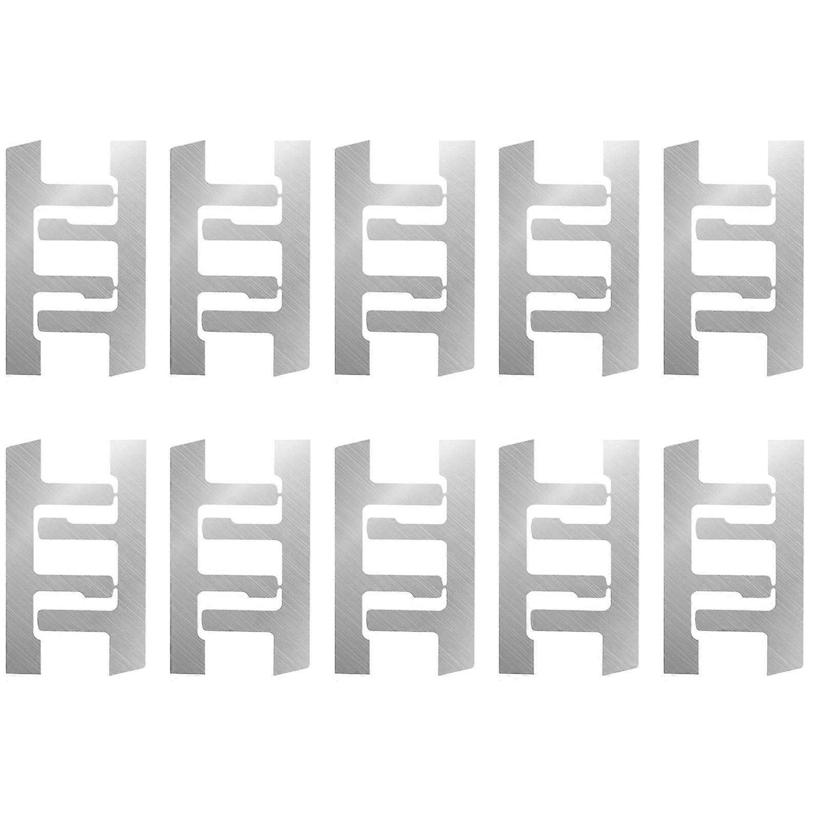 10Pcs Switch Box Support Electrical F Clip Mounting Straps Electrical Box Support Clip for Electrical Device Mounts Multicolor