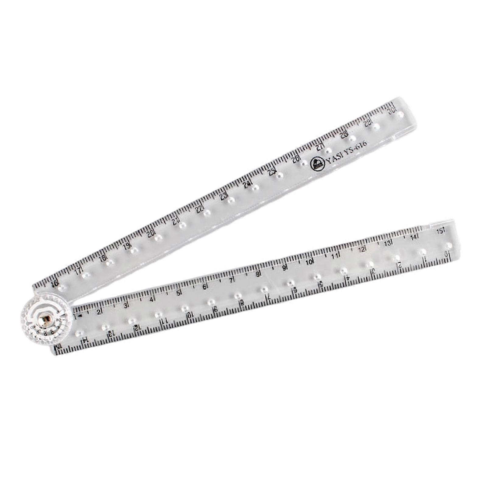 Scratch Resistant Pliable Acrylic Measuring King Thin Transportable Plan Art Projects Multicolor