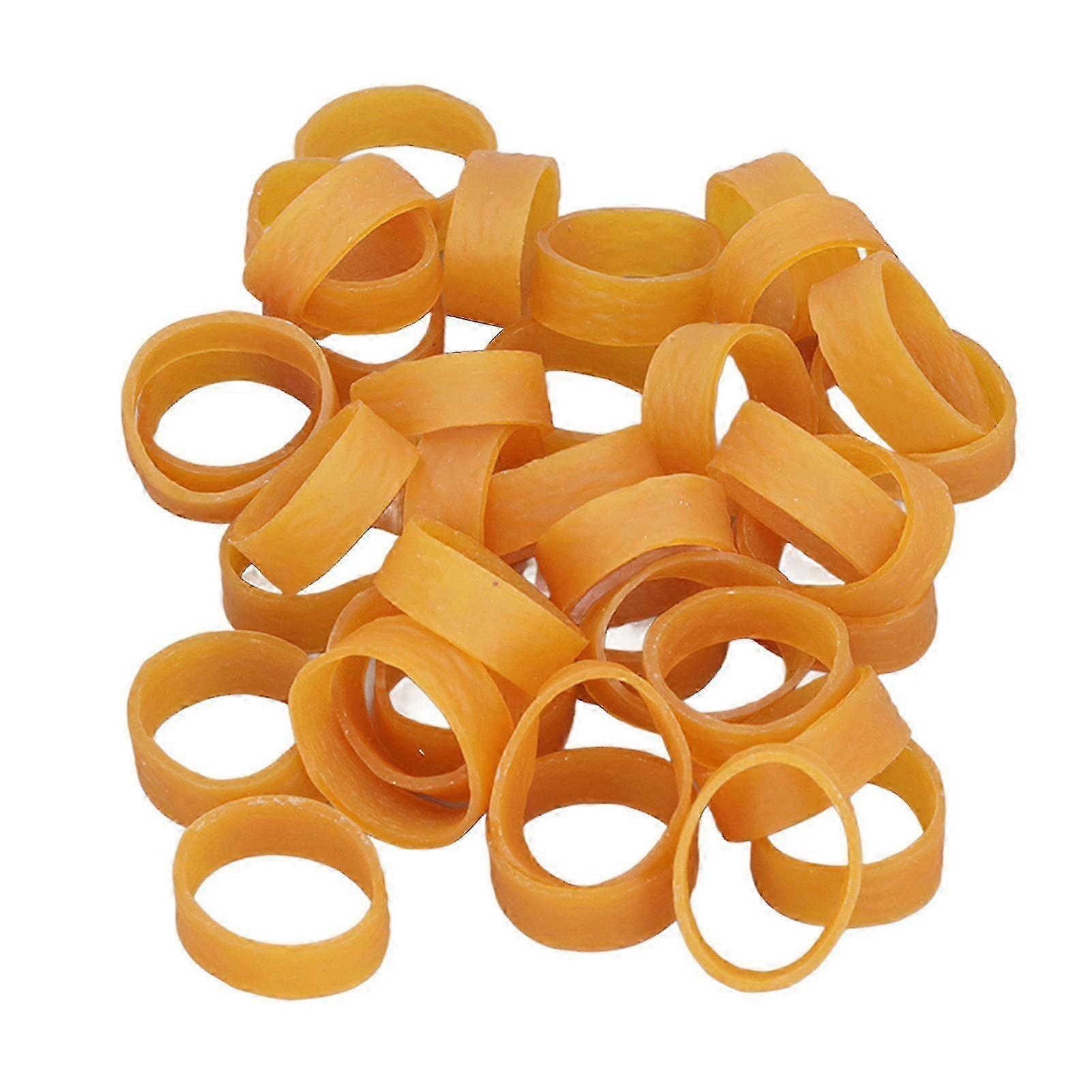 120pcs Rubber Bands Soft Strong Elastic Industrial Rubber Bands 10mm Width 80mm Circumference