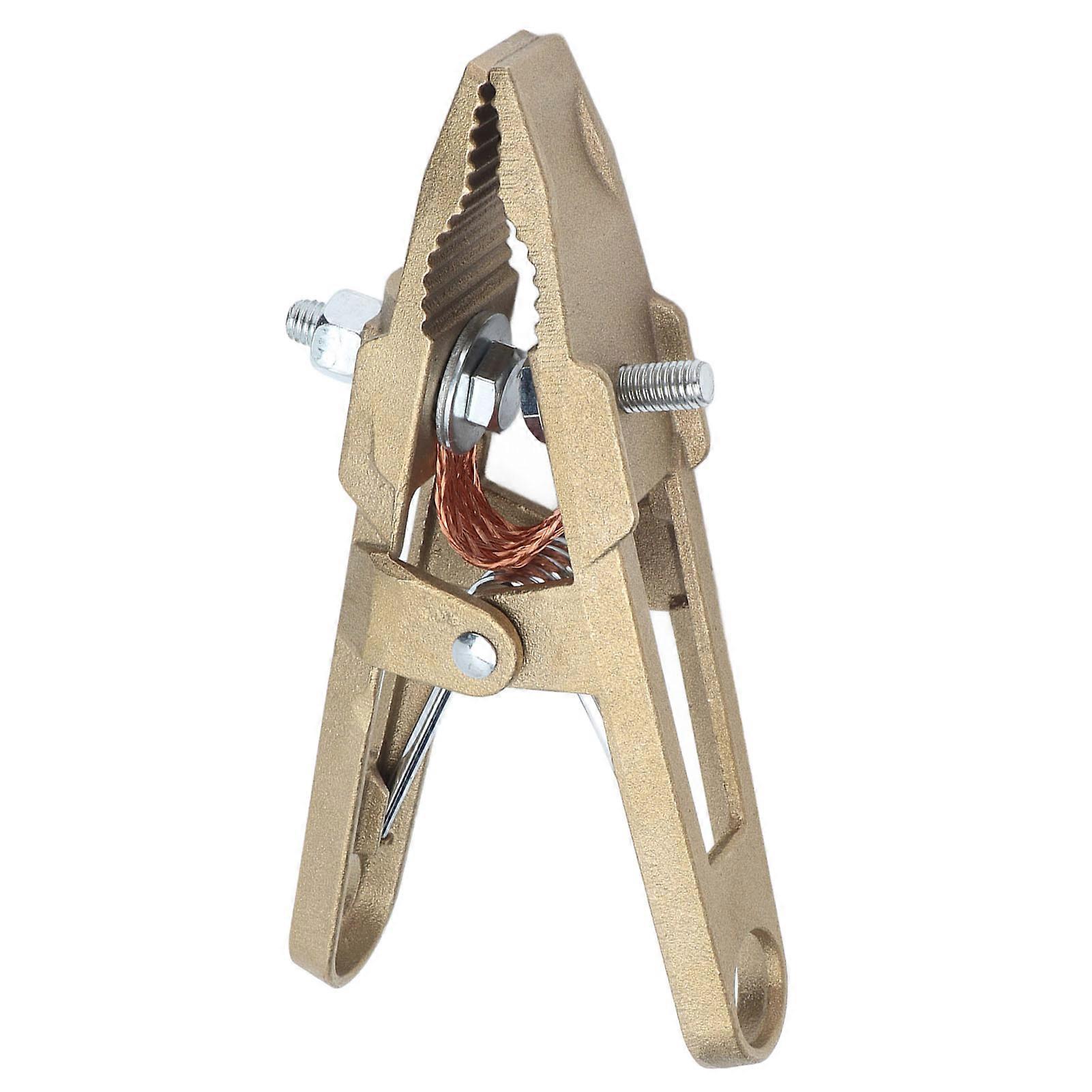 Ground Clamp 600A Brass Earth High Strength A Shape compatible with Welding Cutting Supporting