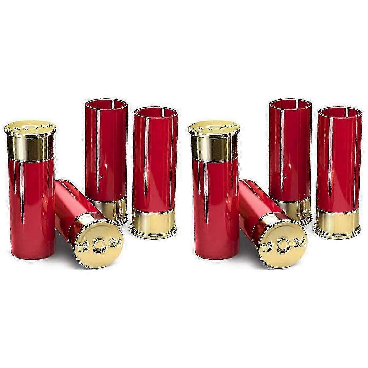 Lot de 8 verres à shot calibre 12, référence 0403