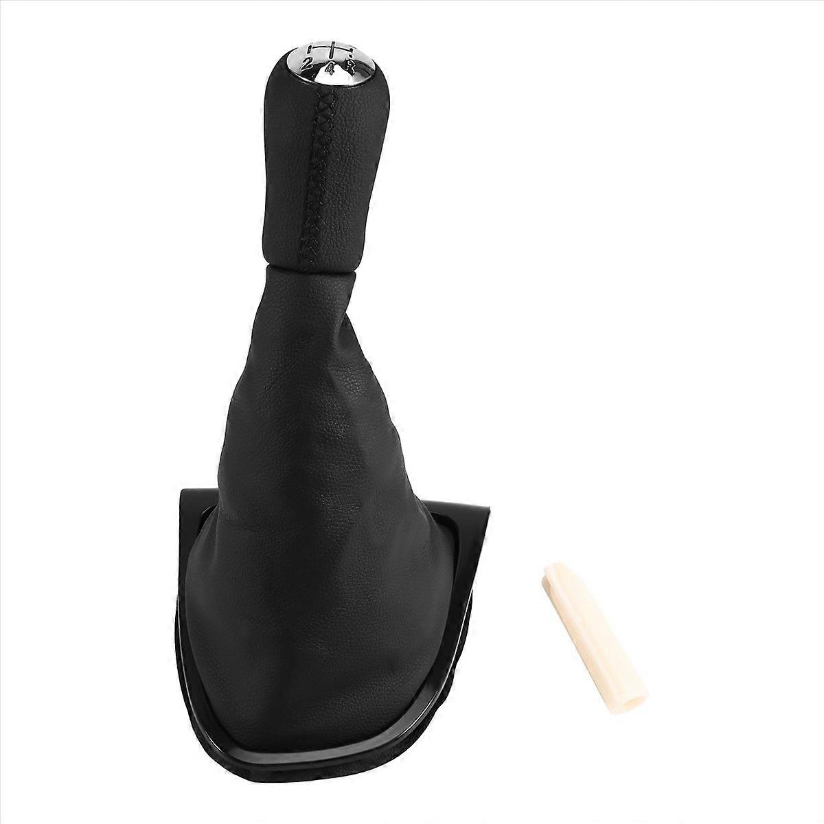 Manual  mission 5 Speed PU Leather Gear Shift Knob Stick Gaiter for Renault Clio 4 IV 2012-2020 