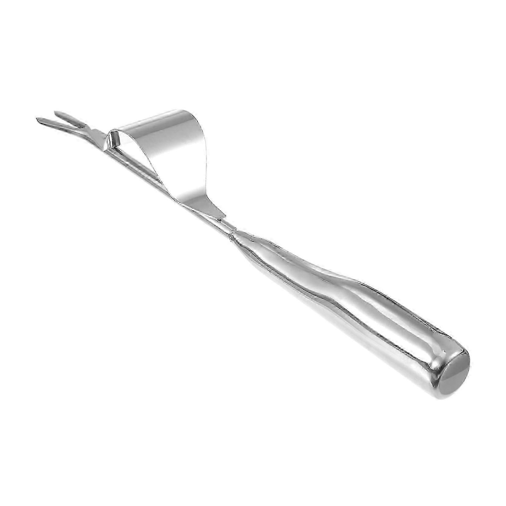 Manual Weeder Tool for Deep Rooted Gardens: Stainless Steel Fork Extractor  Inch Long