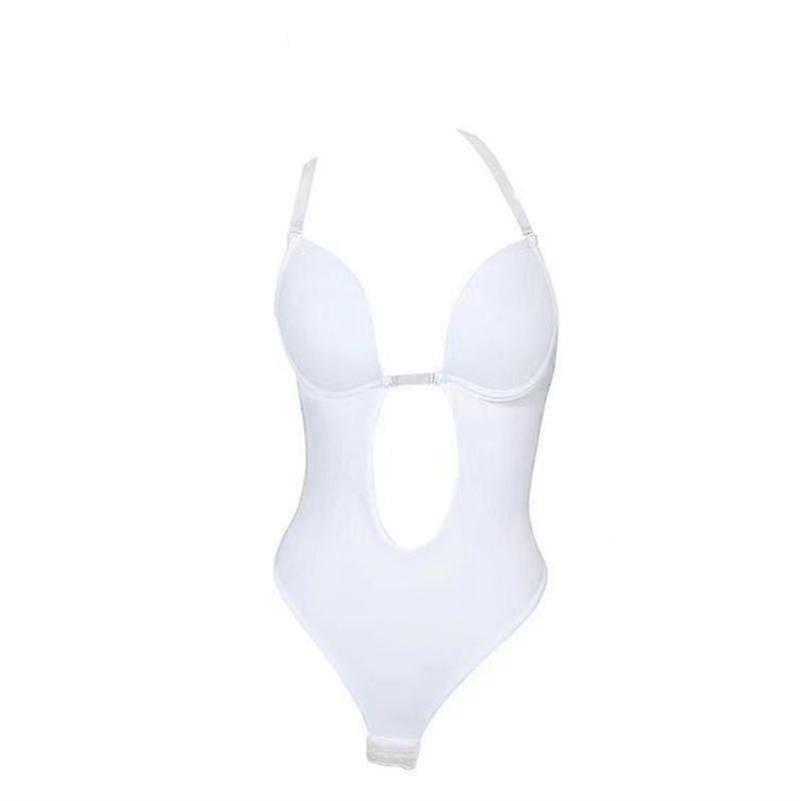 Mulheres Mergulhando Deep V-neck Body Shaper Sem Alça Sem Roupa Sem Roupa Roupa Desfoque U Mergulho Sem Emenda Tangas Inteiros Bodysuits#yls9005