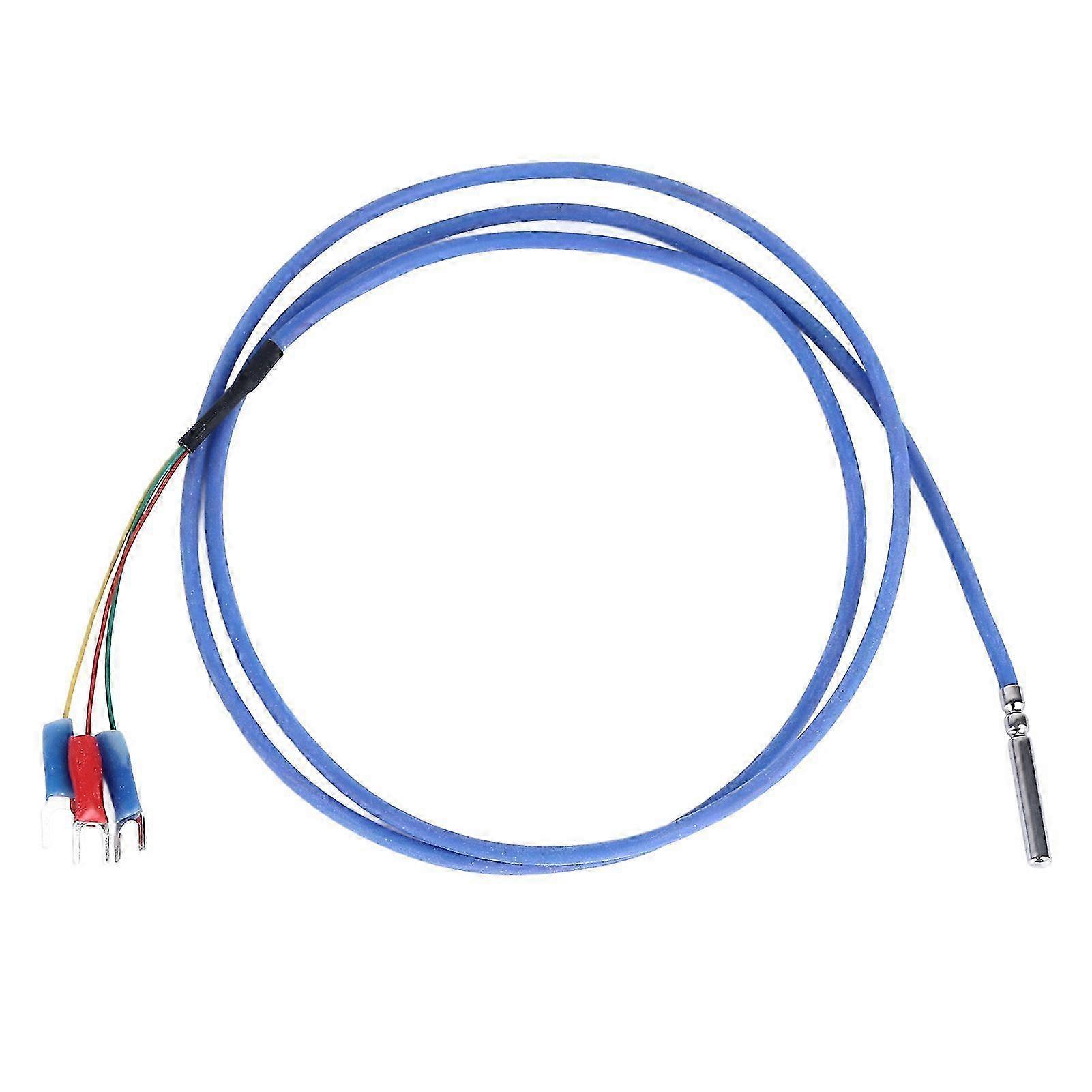 PT100 Temperature Sensor Probe 4x30x1000MM Stainless Steel Silver Plated PTFE Wire Waterproof RTD Temperature Sensor