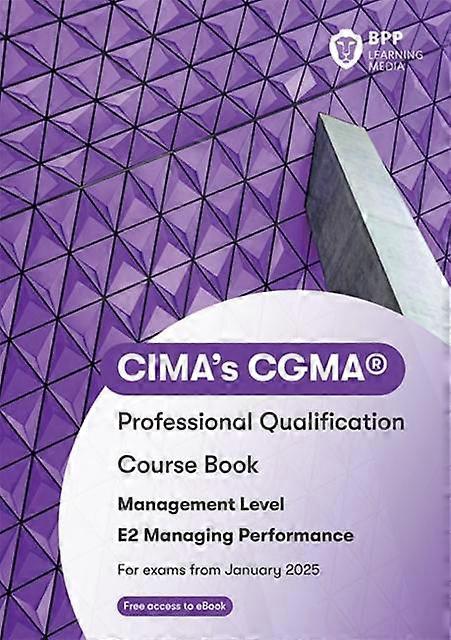 Cima E2 Managing Performance - BPP Learning Media - Finance and accounting - BPP Learning Media - Paperback