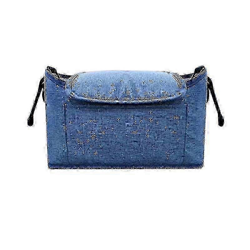 Baby Stroller Organizer Stroller Accessories Bag Large Space For All Strollers-colour:blue