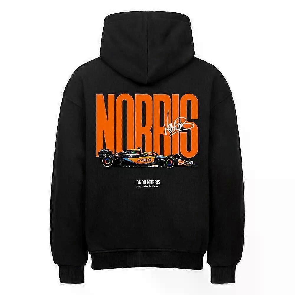 Norris Black Hoodie Pullover ROCKINSTONE (Backprint)