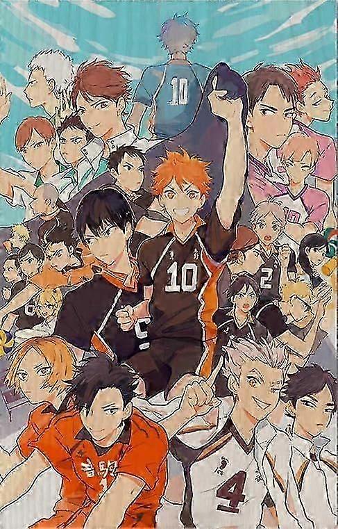 パズル 1000/500/300ピース 日本のアニメハイキュー!!大人の家族の減圧玩具PPTU107のポスター