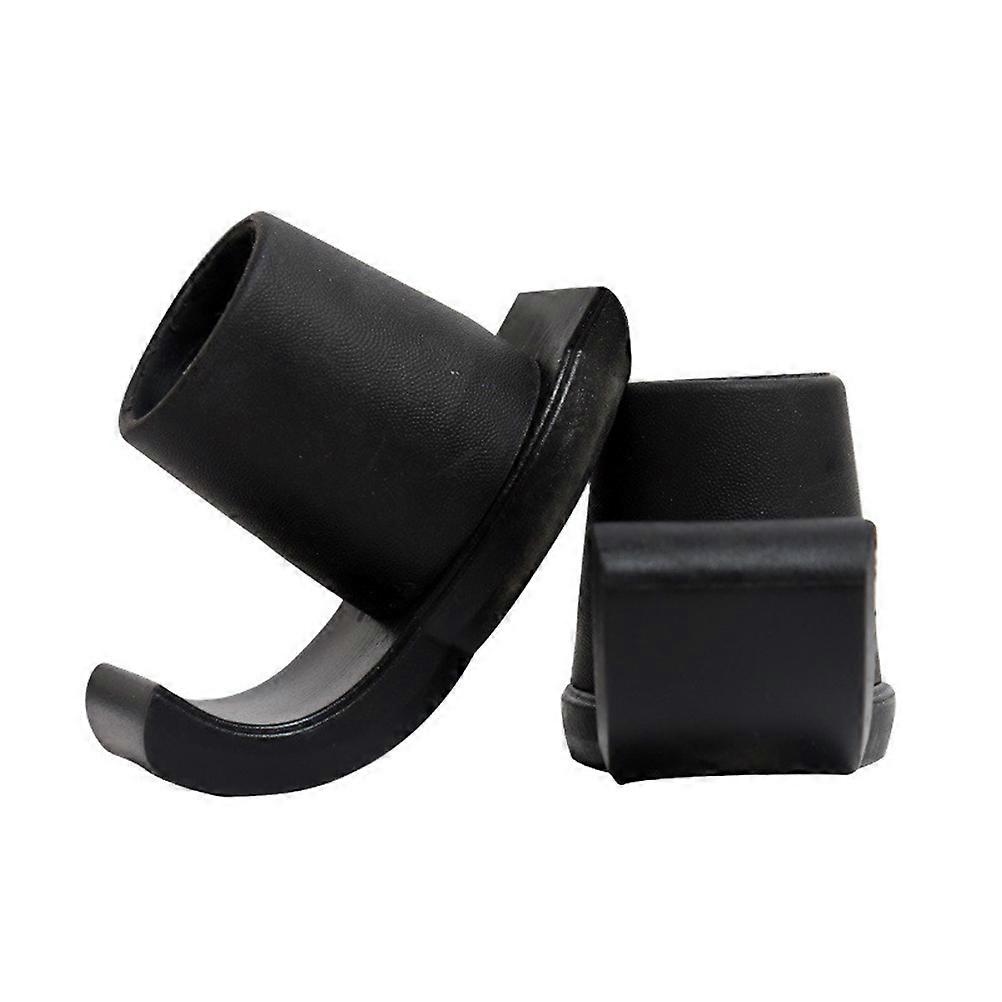 Black Walker Glide Skis for Patient Providing Anti-Slip Function 1Pair Pad