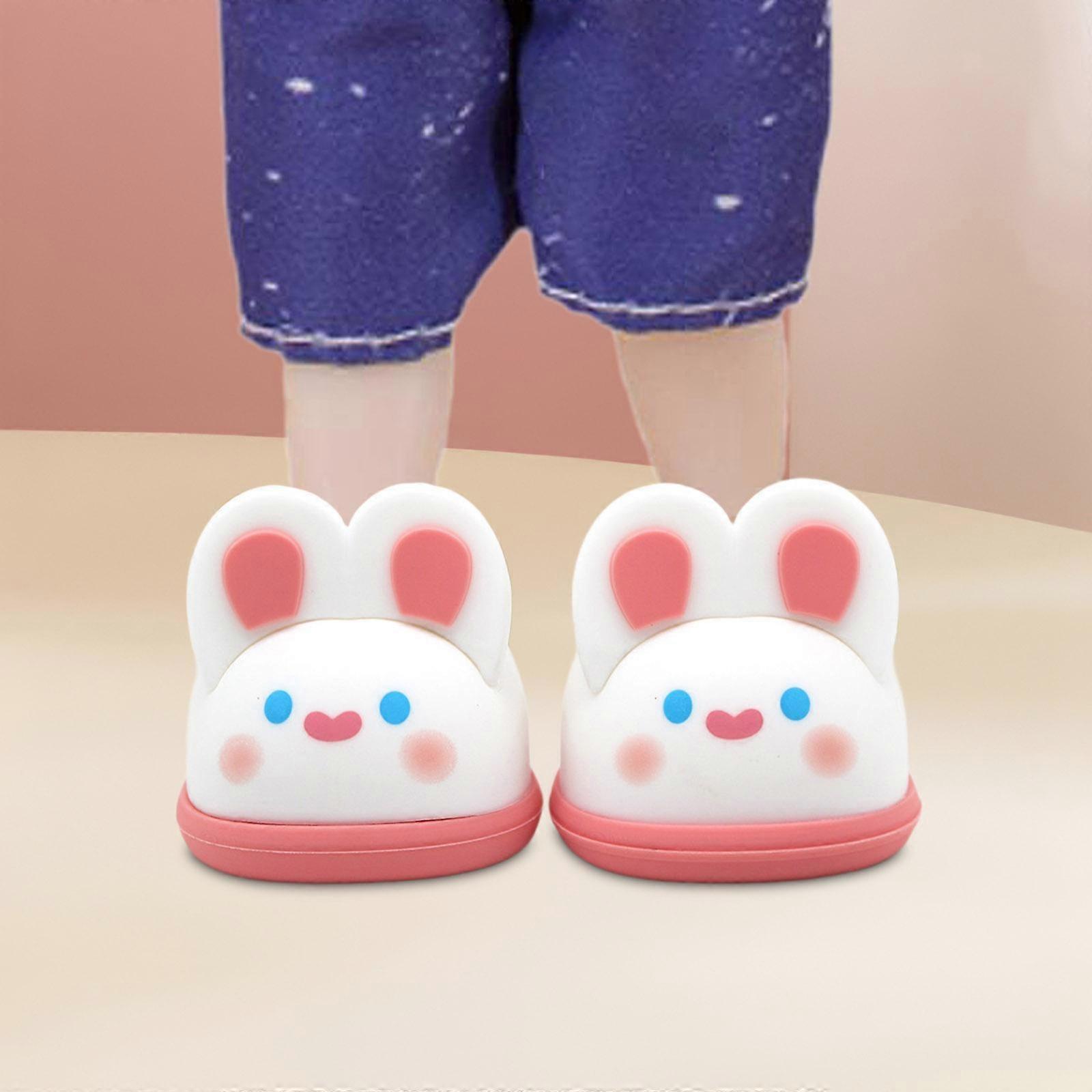 Doll Classic Clog Mini Shoes for BJD Obj Ob Doll Slippers for for Labubu Time to