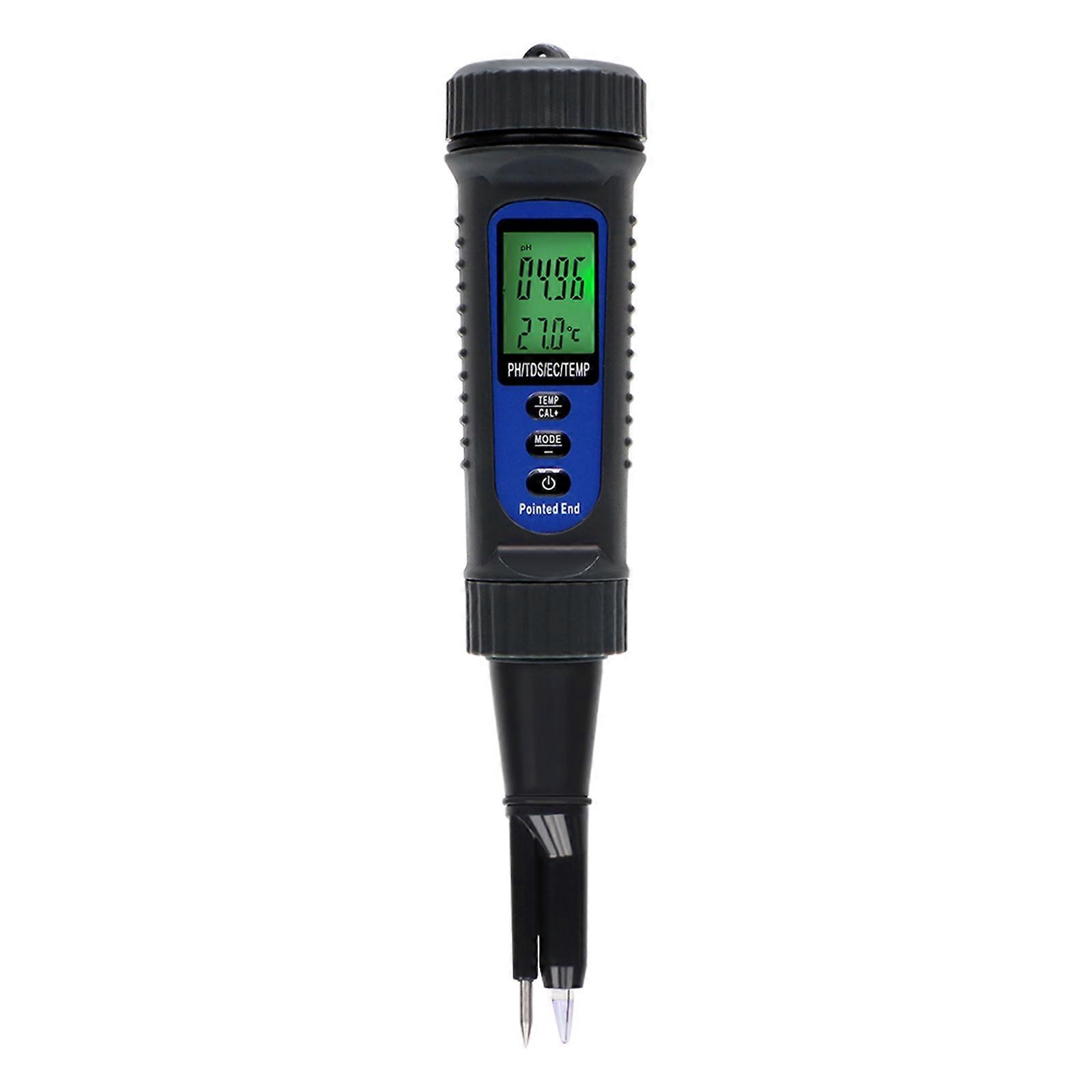 Digital Food Diagnostic Tool TDS Temperature 4 Measurement One Button Operation ABS Materials Multicolor