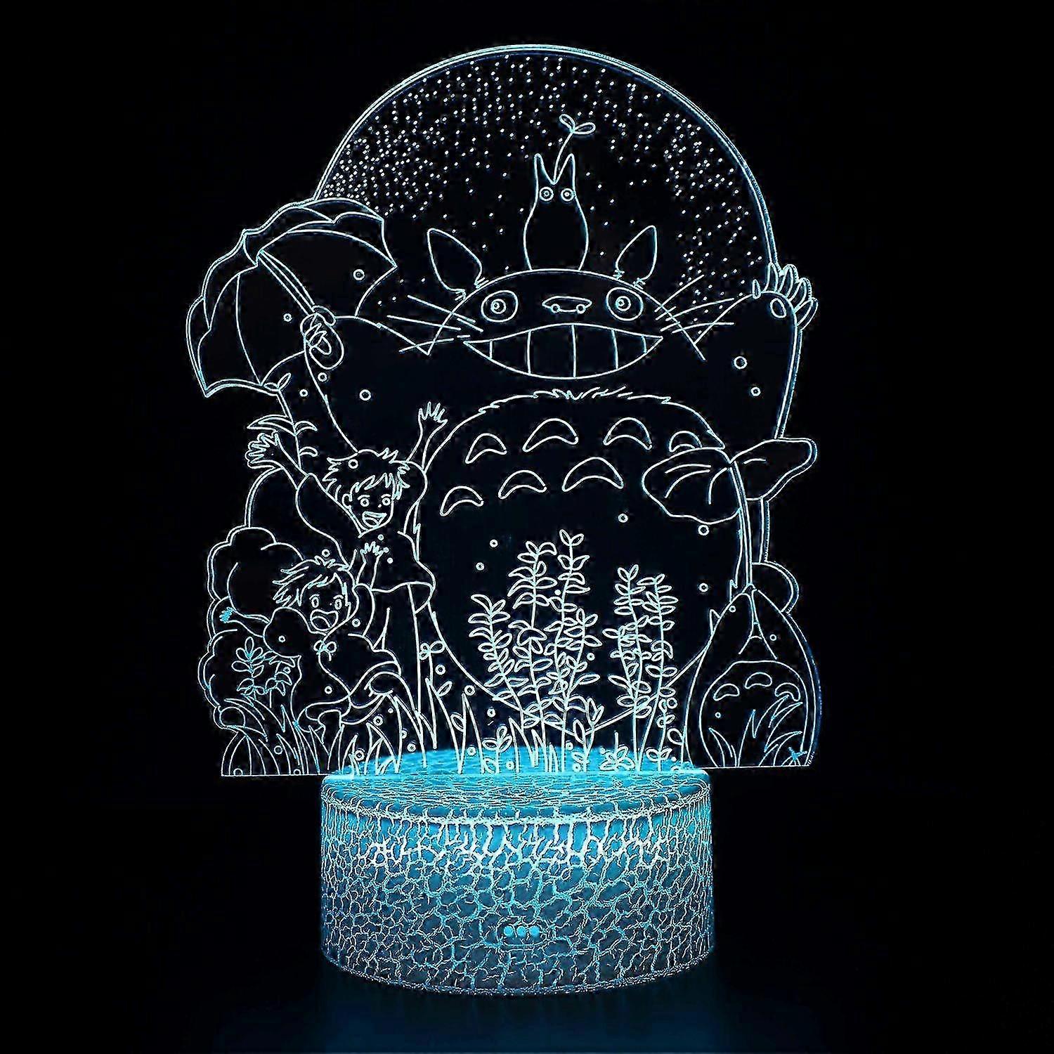 3D Touch Light Night 7 colors remote control Style #1036