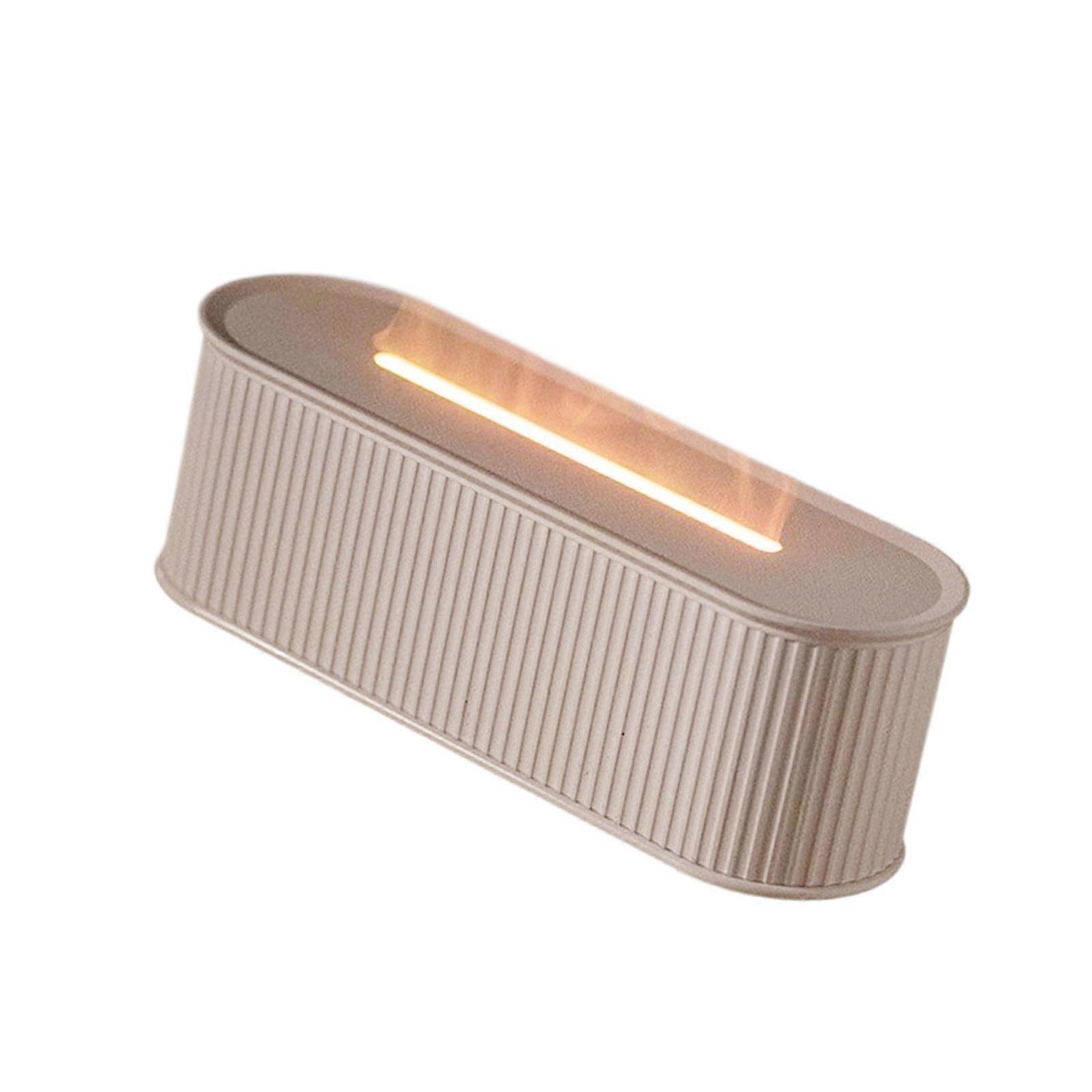 USB Powered Essential Oil Diffuser 300ml Humidifier with 7 Color Light and Auto Shut Off Feature Air Humidification Tool  White