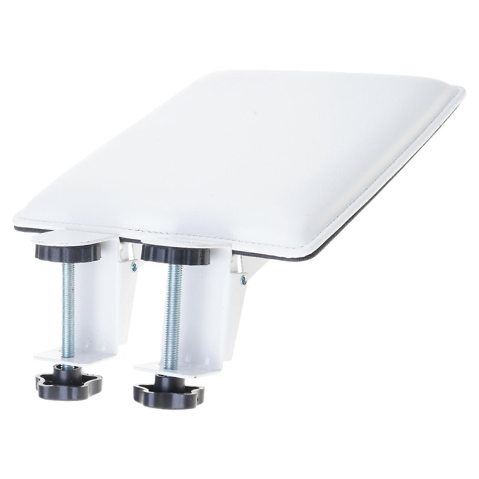 Computer Arm Support Ergonomic Adjustable Desk Armrest Mouse Arm Support Computer Desktop Extender Rack for Home  White