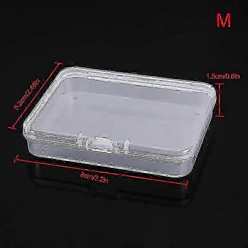 Rectangular Translucent Box Durable Strong Storage Box Packing Plastic Boxes Waterproof Multifunctional Dustproof Storage Case