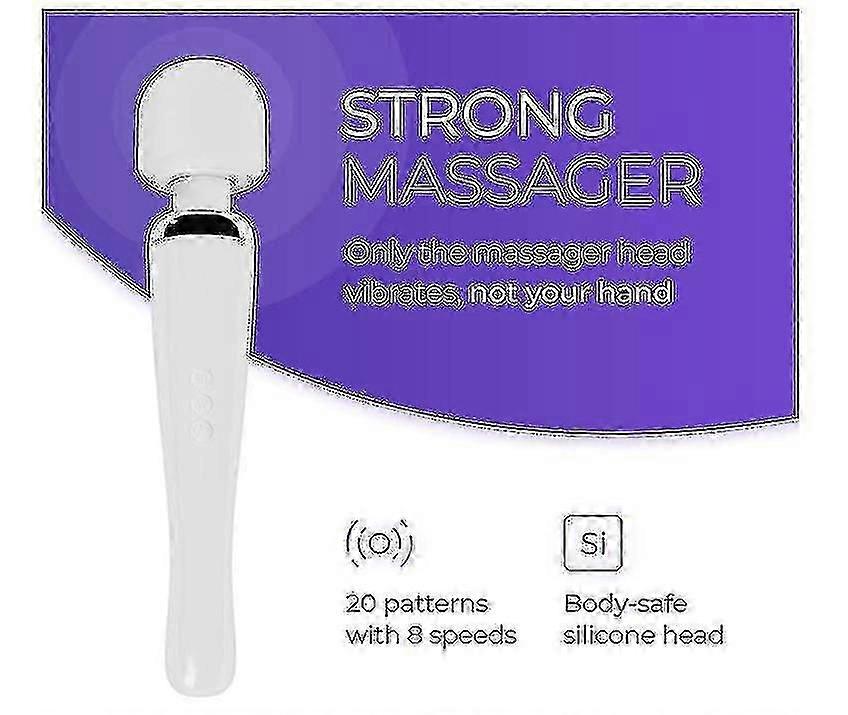 Wireless Massager - The Most Powerful Therapeutic Vibration Power - Usb Charging