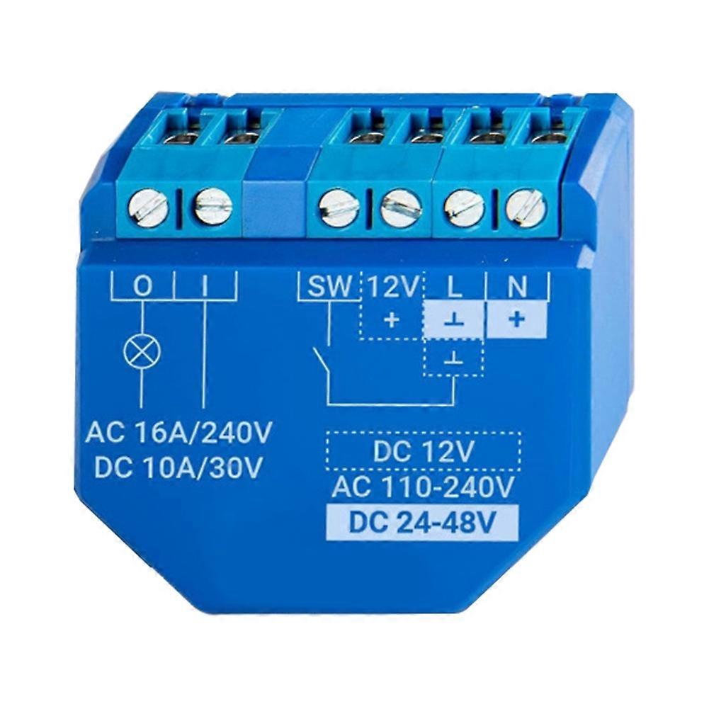 For Shelly Plus 1 Smart WiFi Relay Switch Control Monitor Power for Home Controlling Lights Apps Garage Doors