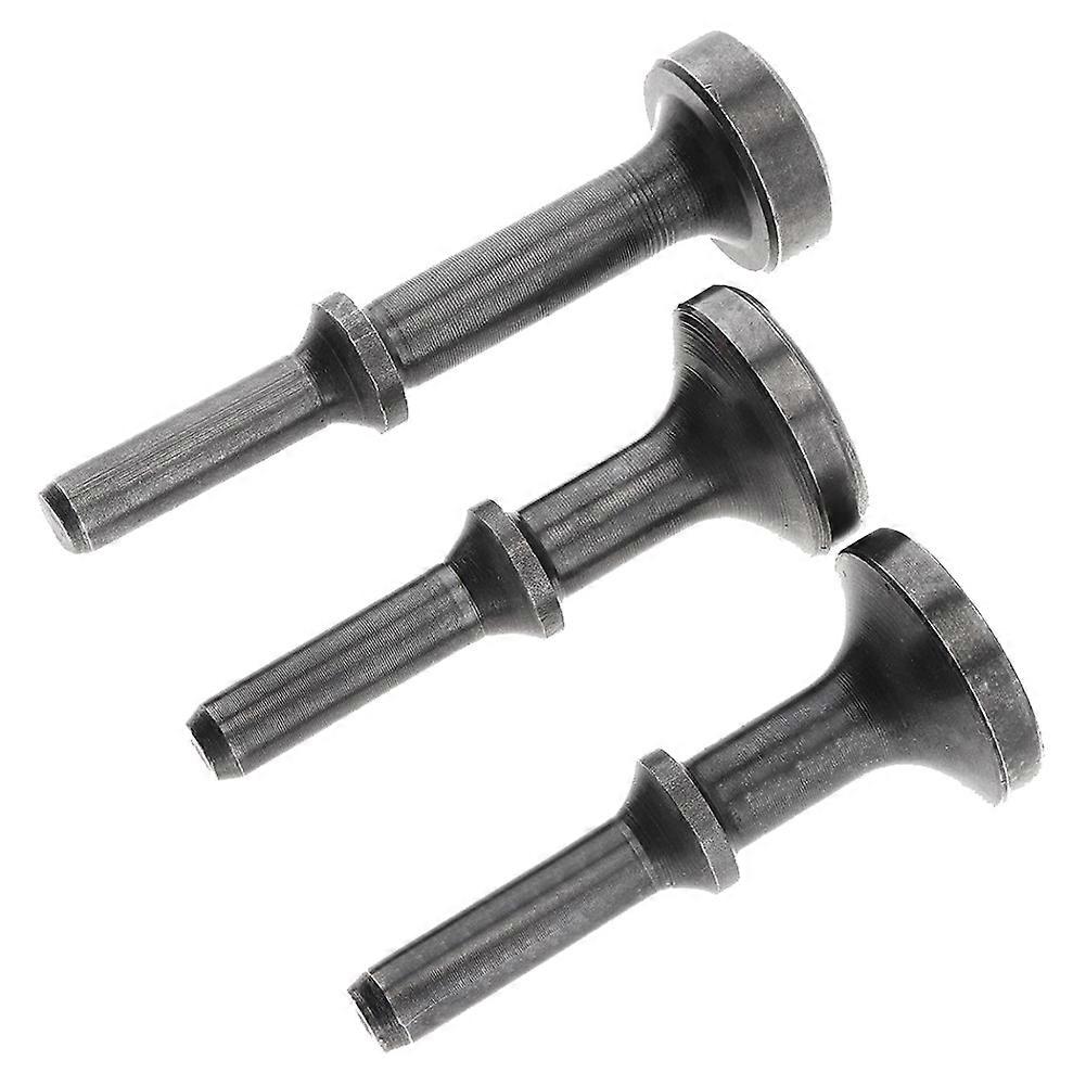 4Pc Air Hammer Head Air Chisel Hard Steel Solid Impact Hammer Head Support Pneumatic Tool for Knocking / Rusting Removal
