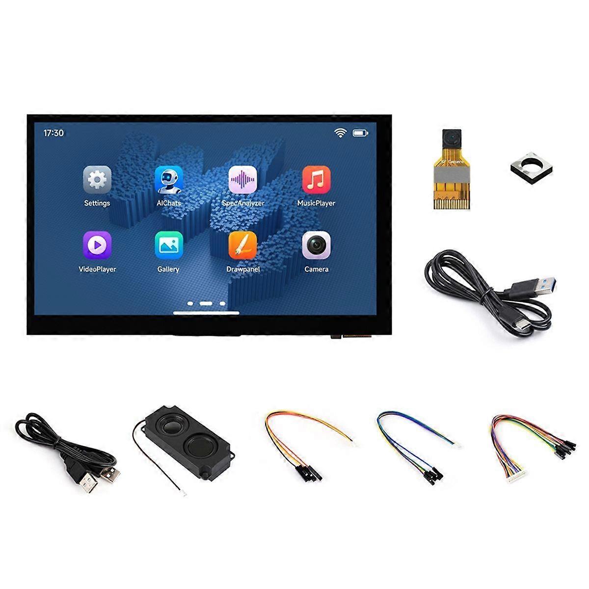 ESP32-P4 WIFI6 7inch Touch Display Screen Board+OV5647 CAM 1024x600 Pixel ESP32-C6 BLE5.0 32MB PSRA